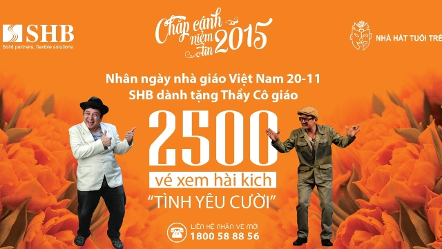 Hài kịch “Tình yêu cười” tri ân thầy cô nhân ngày 20 11
